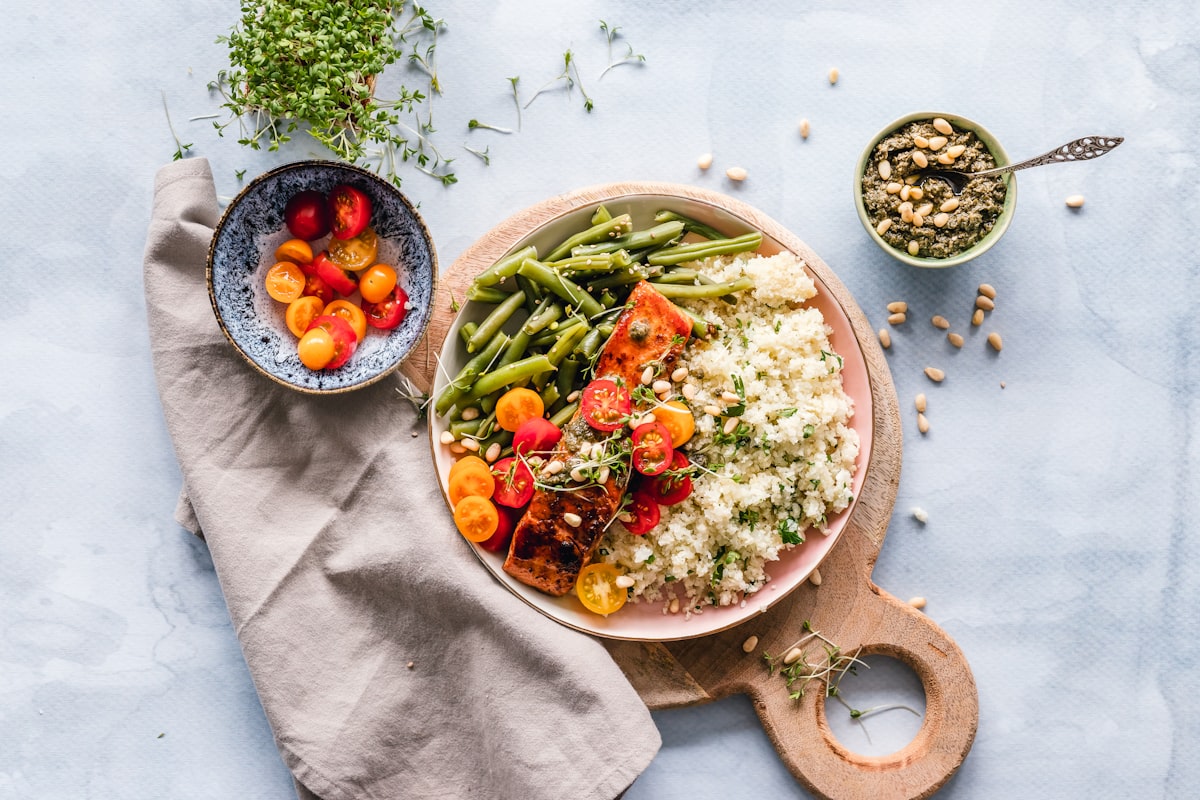 Nutritionist preparing personalized meal plan